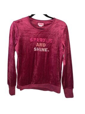 Kate Spade Sparkle And Shine Velour Sweatshirt S
